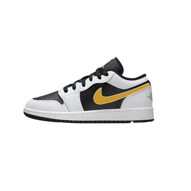 Men's White Air Jordan 1 Low Basketball Shoes