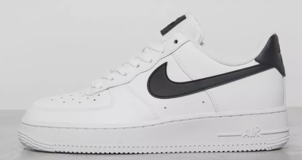 Nike Air Force 1 white black classic shoes